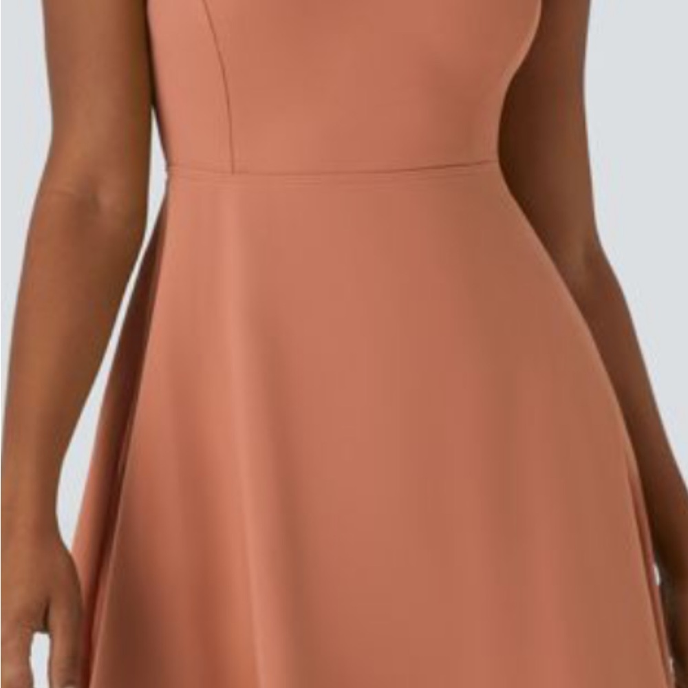 Lulu's Terracotta Midi Dress